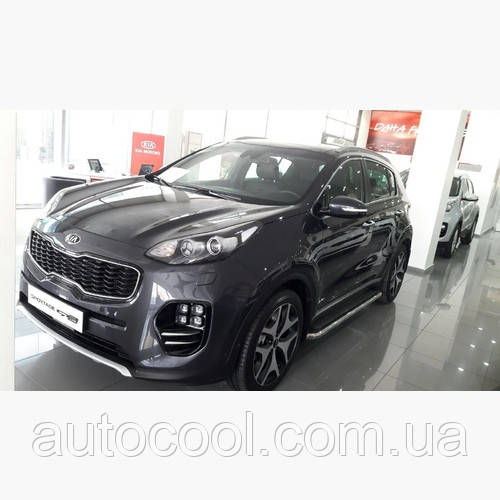 Бічні пороги майданчик Kia Sportage 2016+ г. Maydos V2, фото 1