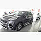 Бічні пороги майданчик Kia Sportage 2016+ г. Allmond Grey, фото 6