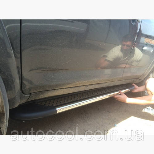 Бічні пороги майданчик Kia Sportage 2016+ г. Maydos V1, фото 1