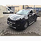 Бічні пороги майданчик Kia Sportage 2016+ г. Black Line, фото 2
