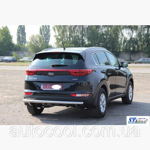 Захист заднього бампера труба Kia Sportage 2016+ г.в., фото 1