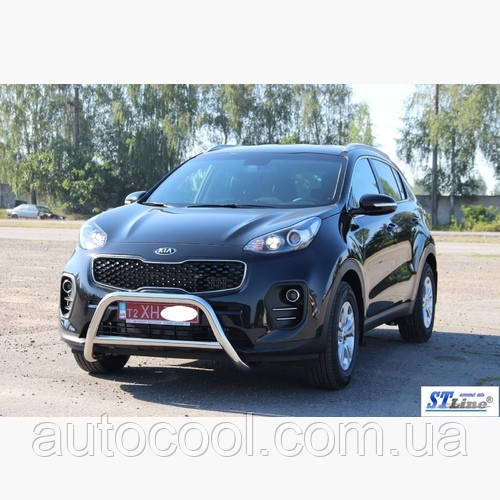 Захист переднього бампера кенгурятник Kia Sportage 2016+ г.в., фото 1
