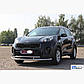Захист переднього бампера подвійний вус Kia Sportage 2016+ г.в., фото 3