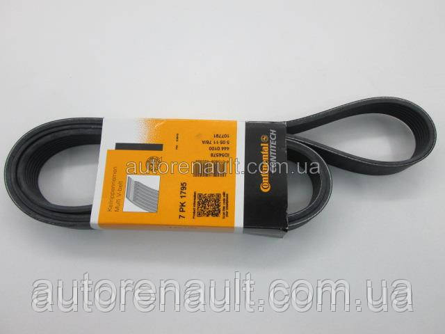 Поліклинові ремінь Рено Трафік ІІ (+AC/-AC) 2.5 dCi(146л.с.) CONTITECH (Німеччина) 7PK1795, фото 1