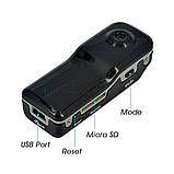 Міні відеокамера md80 веб камера відеореєстратор вічко спостереження, фото 6