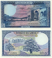 Ливан / Liban 100 livres 1988 Pick 66d UNC