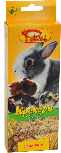 Корм для гризунів Роккі злаковий крекер ласощі для гризунів преміум класу (2 шт х 50 г), Лорі