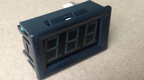 Амперметр A-27DC до 10А вбудований шунт (зелені цифри), фото 1