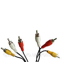 Кабель компонентный 3RCA - 3RCA (1,5 метра)