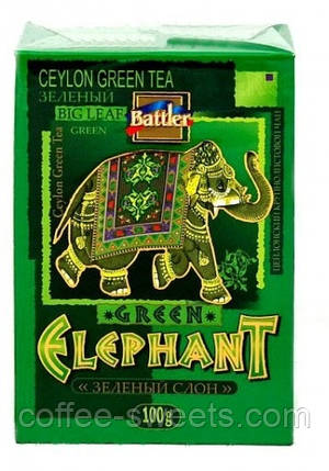 Чай Battler 100 г зелений Green Elephant, фото 1