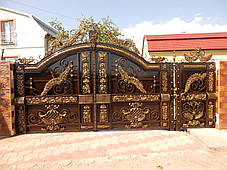Ковані ворота Аліса, фото 3