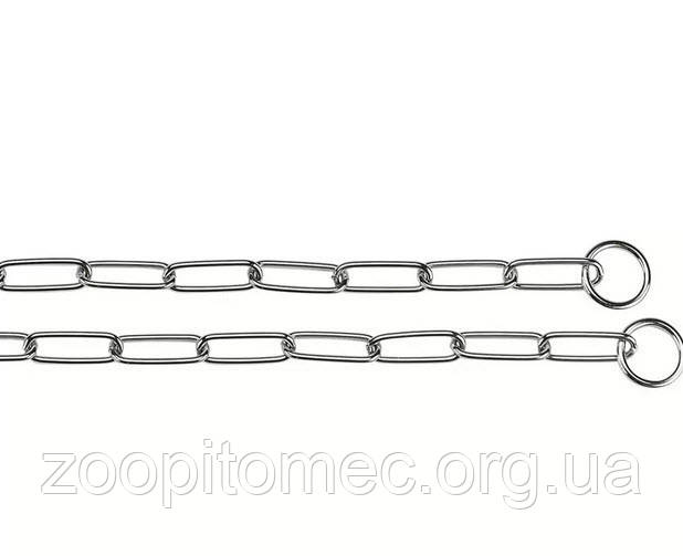 Металева ривкова ланцюг для собак CHROME CSP40126 -56 см, фото 1
