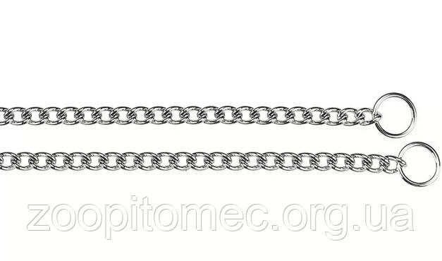 Металевий ривковий ланцюг для собак CHROME CS1572 48 см, фото 1