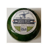 Голандский сыр Гауда с зеленым песто, 500г