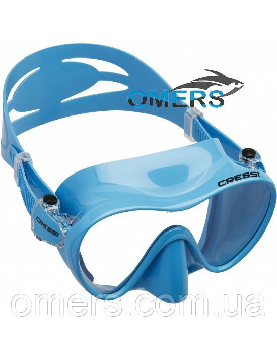 Маска Cressi F1 Frameless Blue для плавания