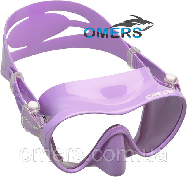Маска Cressi F1 Frameless LILAC для плавания