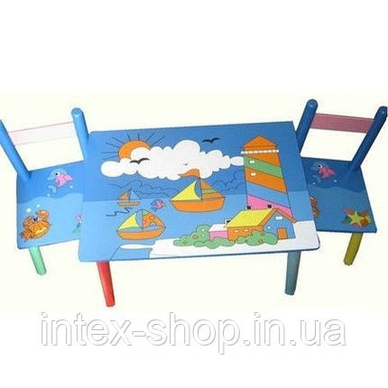 Дитячий столик зі стільчиками E03-2100, фото 2