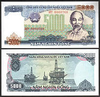 В'єтнам / Vietnam 5000 Dong 1987 Pick 104 UNC