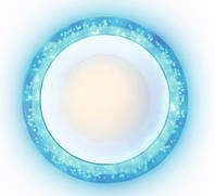Светильник встраиваемый Bubble 6w 4000k белый с синей подсветкой 3w