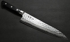 Купити ніж кухонний японський Gekko Damascus 33 Chef 210 мм Blk