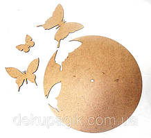 Заготівля для годин Метелики, 25см