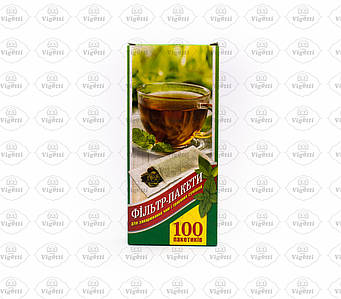 Фільтр-пакет XXL для заварювання чаю у заварнику/чайнику Vigotti (100 шт/уп)