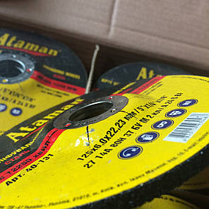 Купить Круги зачистные по металлу 125х6,0х22,2 АТАМАН в Харькове от ...