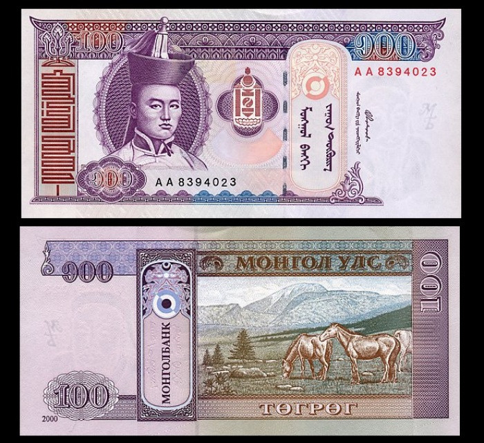 Монголія / Mongolia 100 Togrik 2000 Pick 65a UNC