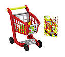 Каталка дитячий візок для супермаркету з набором продуктів Ecoiffier, фото 2