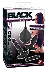 Інтимний душ з вібрацією Black Velvet Anal Kit