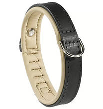 Шкіряний нашийник для собак GIOTTO CLASSIC 20/34 BLACK