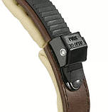 Шкіряний нашийник для собак з заклепками GIOTTO BROWN C 25/44, фото 2