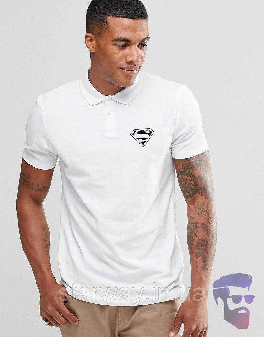 Футболка поло | теніска superman logo