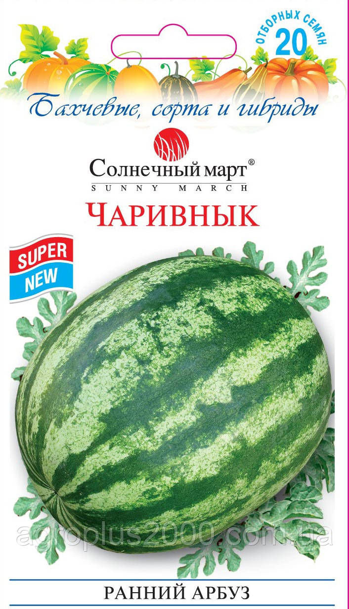 Насіння Кавун Чариновник 20 насіння Сонячний Март