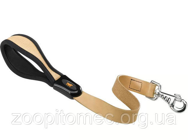 Шкіряний ремінець для собак GIOTTO BEIGE GM 25/60