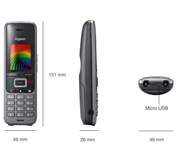 DECT трубка Gigaset S650H PRO - фото 3 - id-p535032024