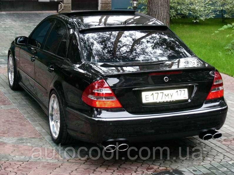 Спойлер, козирок, бленда заднього скла Mercedes E-class W211, 2002-2009 р.в.