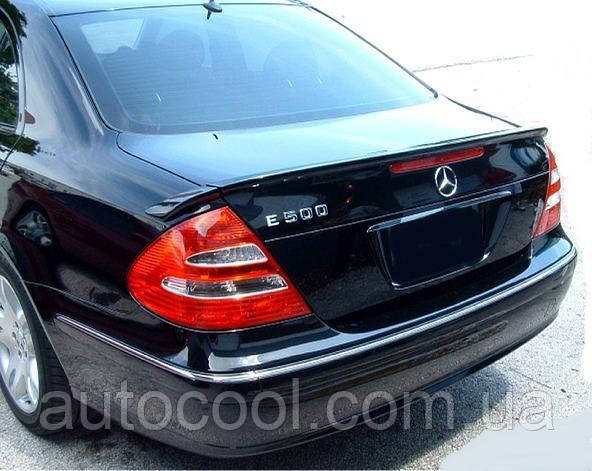 Спойлер багажника з 3 частин (лип спойлер, сабля, качиний хвостик) Mercedes E-class W211, 2003-2009 р.в, фото 1