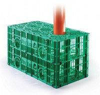 Дренажний блок (модуль) для стічних вод