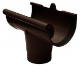 Воронка ринви 130мм коричнева RAINWAY, фото 1