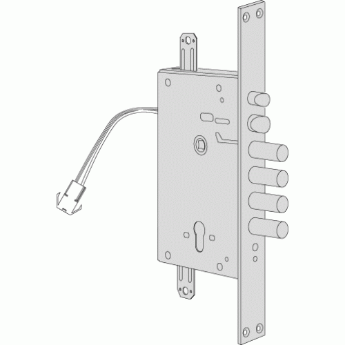Замок врізний основний електромеханічний (моторний) Cisa E6535 (Італія)