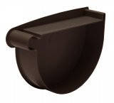 Заглушка воронки ліва 130мм коричнева RAINWAY