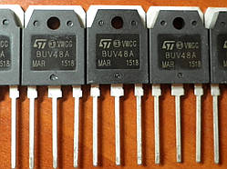 BUV48/BUV48A TO-3P — Високовольний транзистор стркового розгортання — Horisontal output transistor (HOT)