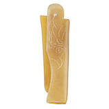 Гребінець з кістки натуральна для волосся, складана, фото 2