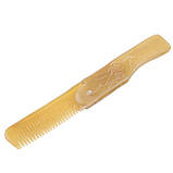 Гребінець з кістки натуральна для волосся, складана, фото 5