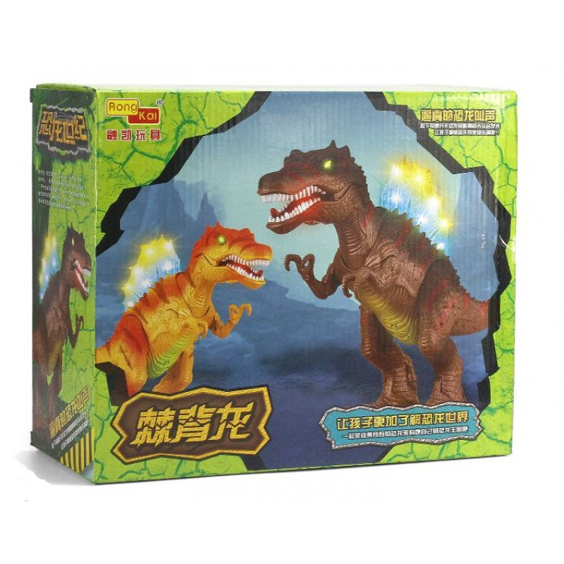 Динозавр Спинозавр ходить, музикальний зі світлом, у коробці 