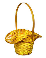 Кошик для квітів жовтий 32х25,5 см