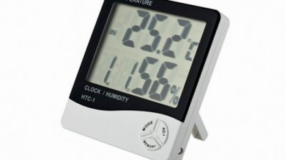 Цифровой термометр часы гигрометр LCD 3 в 1 HTC-1 - фото 2 - id-p35986487