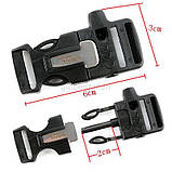 Мультитул Пряжка Огниво Кресало Свисток Браслет, фото 4