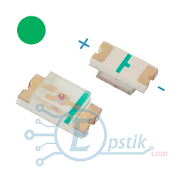 Світлодіод зелений 2.8-2.9В 0805